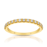 Diamond Wedding Band in 18ct Yellow Gold - Wallace Bishop