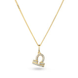 Diamond Zodiac Star Sign Pendant in 9ct Yellow Gold - Wallace Bishop