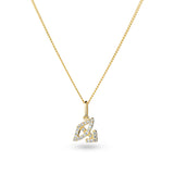 Diamond Zodiac Star Sign Pendant in 9ct Yellow Gold - Wallace Bishop