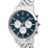 Daniel Wellington Iconic Chronograph Arch 5-Link Arctic Panda Silver