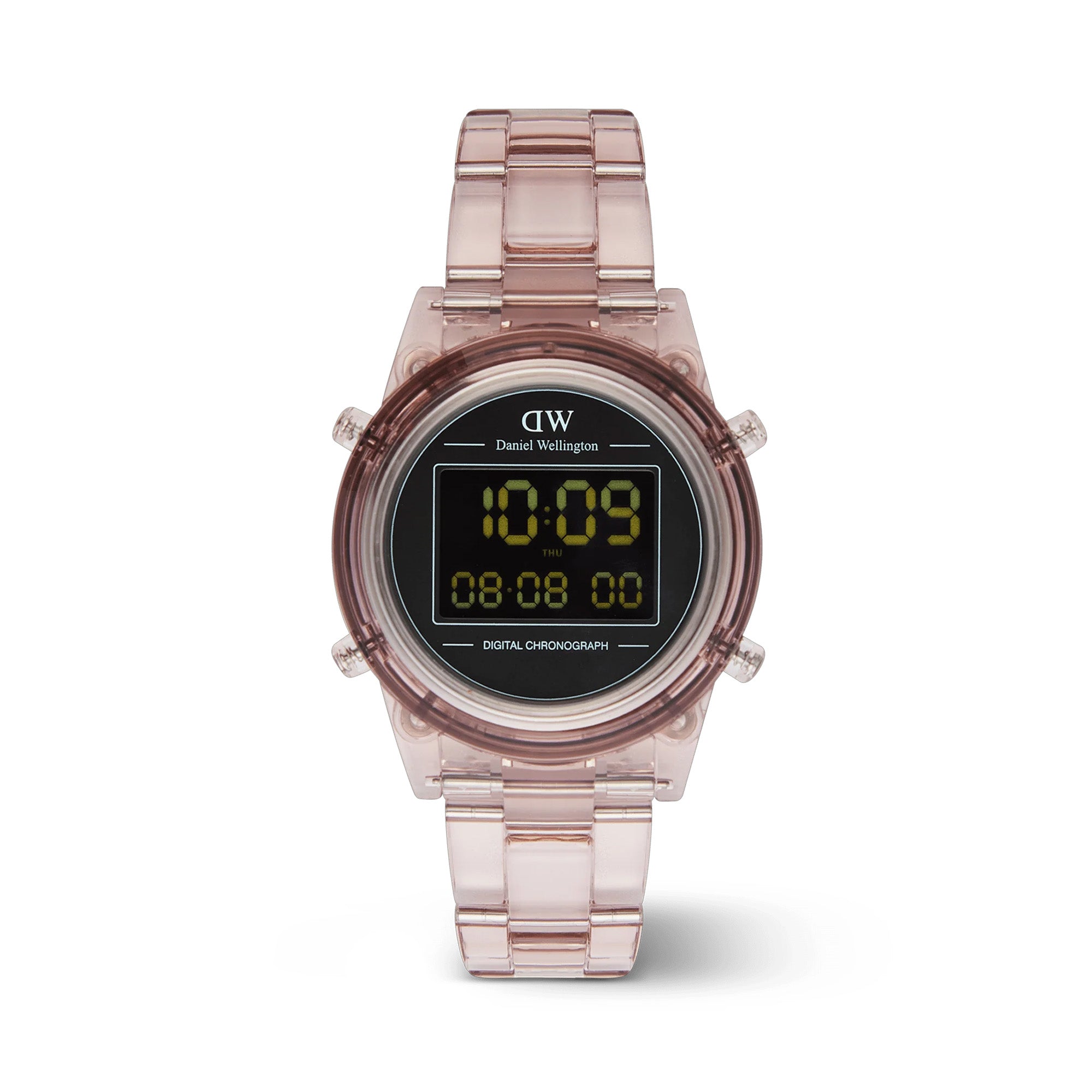 Daniel Wellington Retro Digital Dark Pink Watch