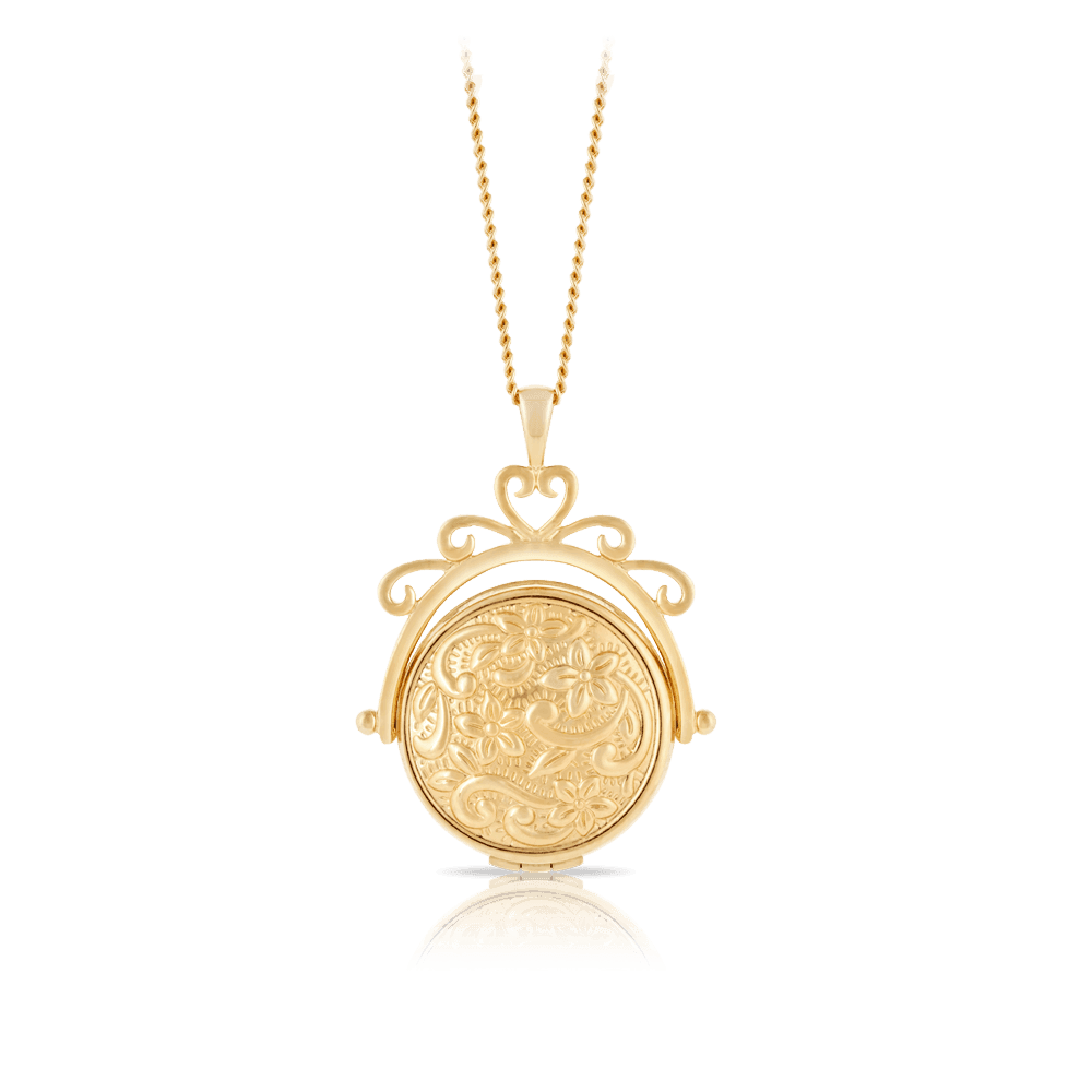 Gold 2025 spinner pendant
