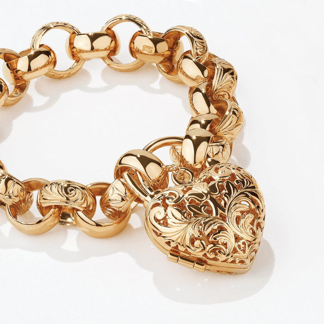 Diamond cut Belcher Chain Tlock Toggle Bracelet in Gold Layered Steel  Jewellery  Catchcomau