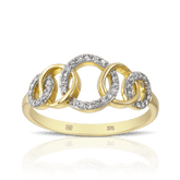 Eternal® 5 Circles Diamond Ring in 9ct Yellow Gold - Wallace Bishop