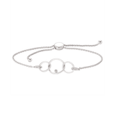 Eternal® Circle Diamond Bracelet in Sterling Silver. - Wallace Bishop