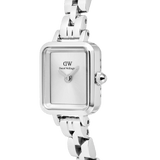 Daniel Wellington Quadro Mini Arch 3-link White Sunray Silver