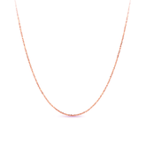 Fancy Pattern Chain in 9ct Rose Gold - Wallace Bishop