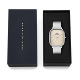 Daniel Wellington Marlon Wire Linen Silver Watch