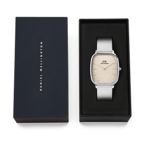 Daniel Wellington Marlon Wire Linen Silver Watch