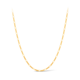Figaro Link Chain in 9ct Yellow Gold - Wallace Bishop
