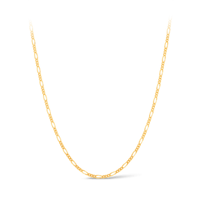 Figaro Link Chain in 9ct Yellow Gold - Wallace Bishop