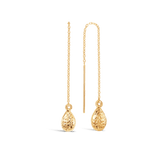 Filigree Drop Earrings in 9ct Yellow Gold - Wallace Bishop