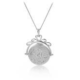 Filigree Locket in Sterling Silver - Wallace Bishop