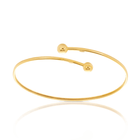 Gold ball deals bangle