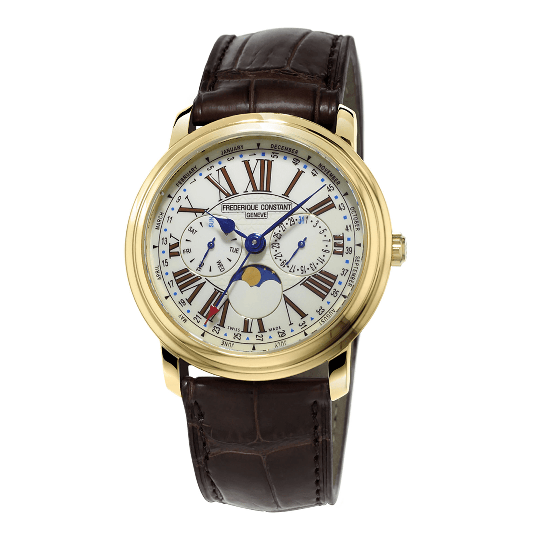 Frederique constant moonphase gold best sale
