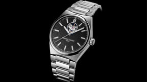 Frederique Constant Men's Stainless Steel Automatic Sport Watch Black Dial - Wallace Bishop