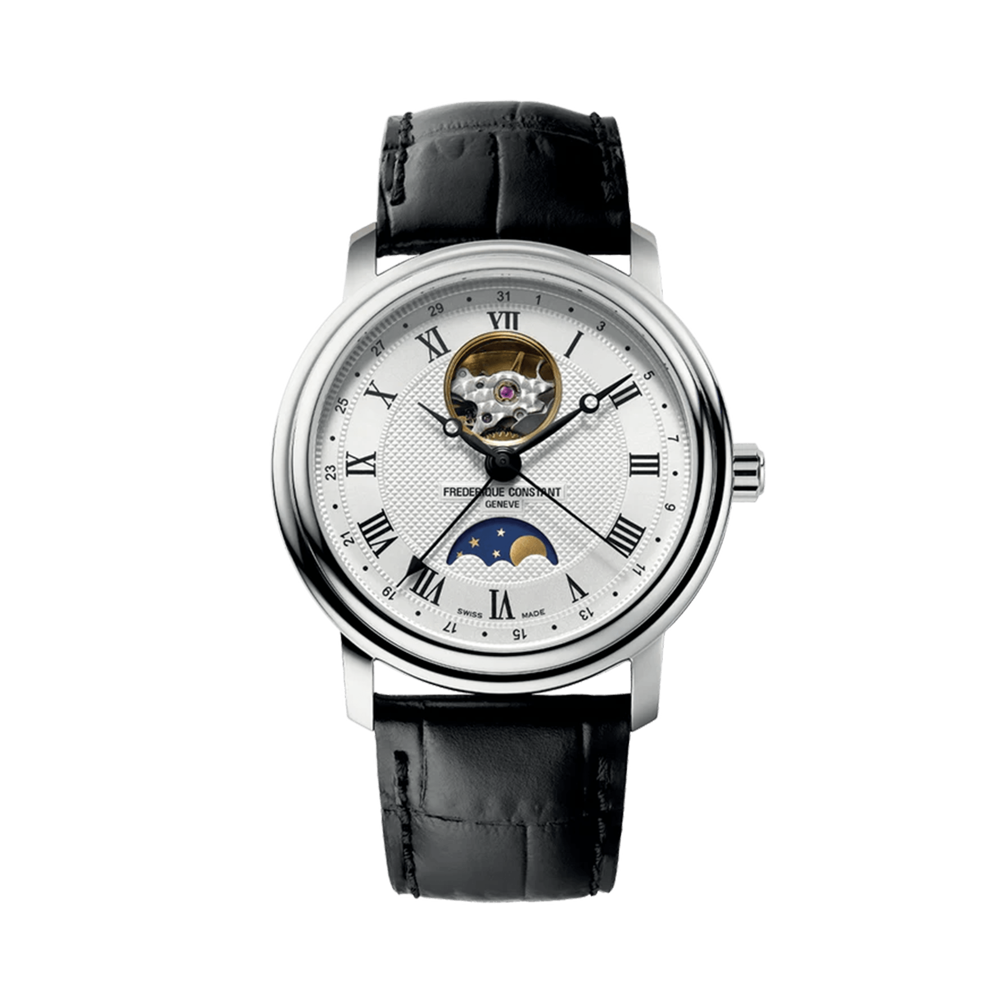 Frederique Constant Unisex 40mm Stainless Steel Automatic Watch FC-335MC4P6 - Wallace Bishop