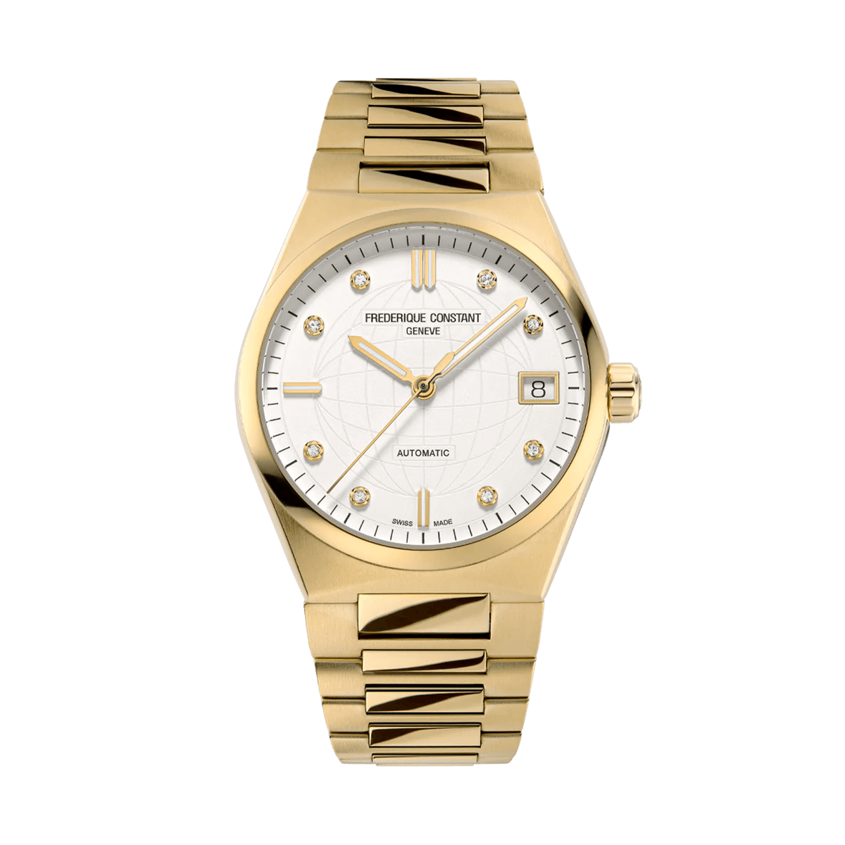 Frederique Constant Women's 34mm Gold PVD Automatic Watch FC-303VD2NH5B - Wallace Bishop