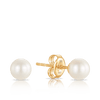 Freshwater Pearl and 9ct Yellow Gold Stud Earrings - Wallace Bishop