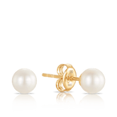 Freshwater Pearl and 9ct Yellow Gold Stud Earrings - Wallace Bishop