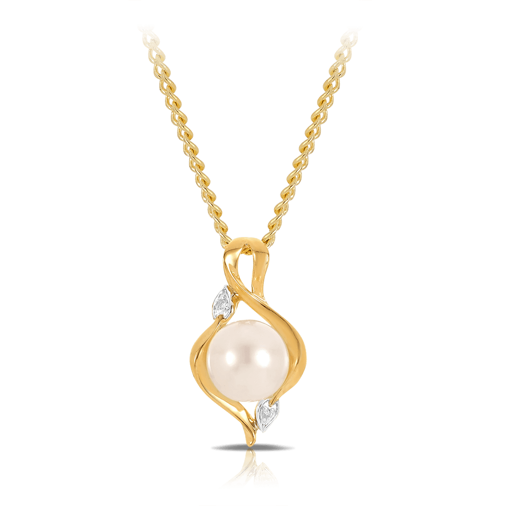 Initial Pearl Necklace – Anaash