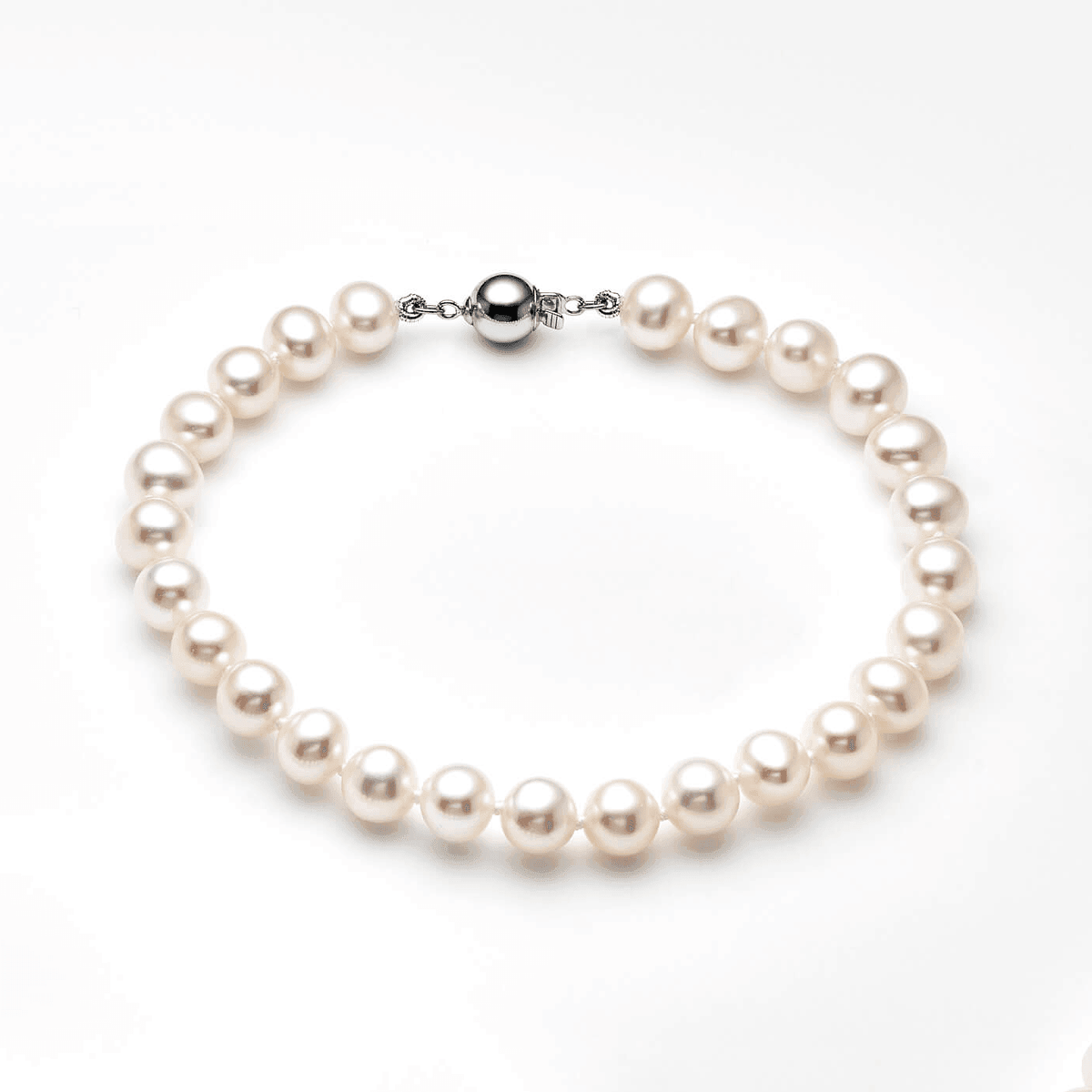 Freshwater Pearl Bracelet in Sterling Silver - Wallace Bishop