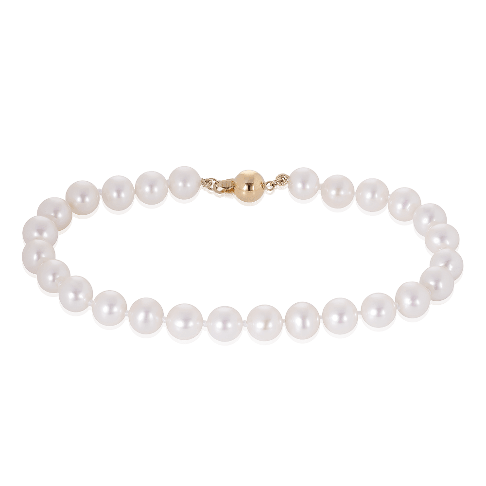 Freshwater Pearl Bracelet with 9ct Yellow Gold - Wallace Bishop