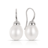 Freshwater Pearl Drop Earrings in Sterling Silver - Wallace Bishop