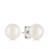 Freshwater Pearl Stud Earrings set in Sterling Silver - Wallace Bishop
