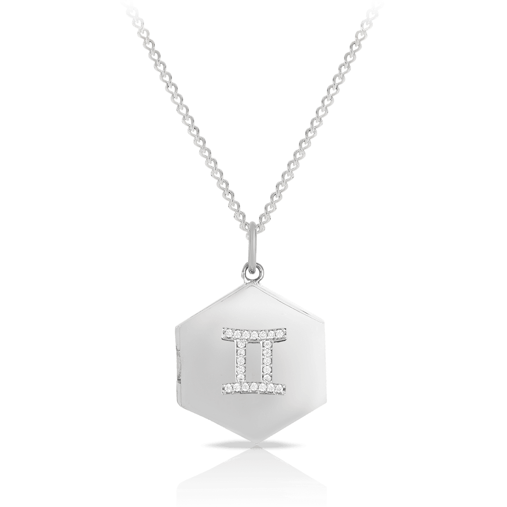 Gemini Pendant in Sterling Silver - Wallace Bishop
