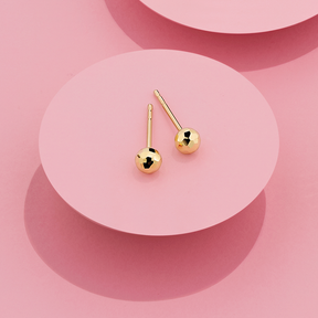Ball Stud Earrings in 9ct Yellow Gold
