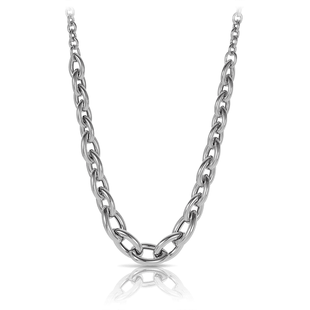 Graduated Chain in Sterling Silver - Wallace Bishop