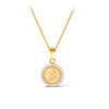 Guardian Angel Cubic Zirconia Pendant in 9ct Yellow Gold - Wallace Bishop