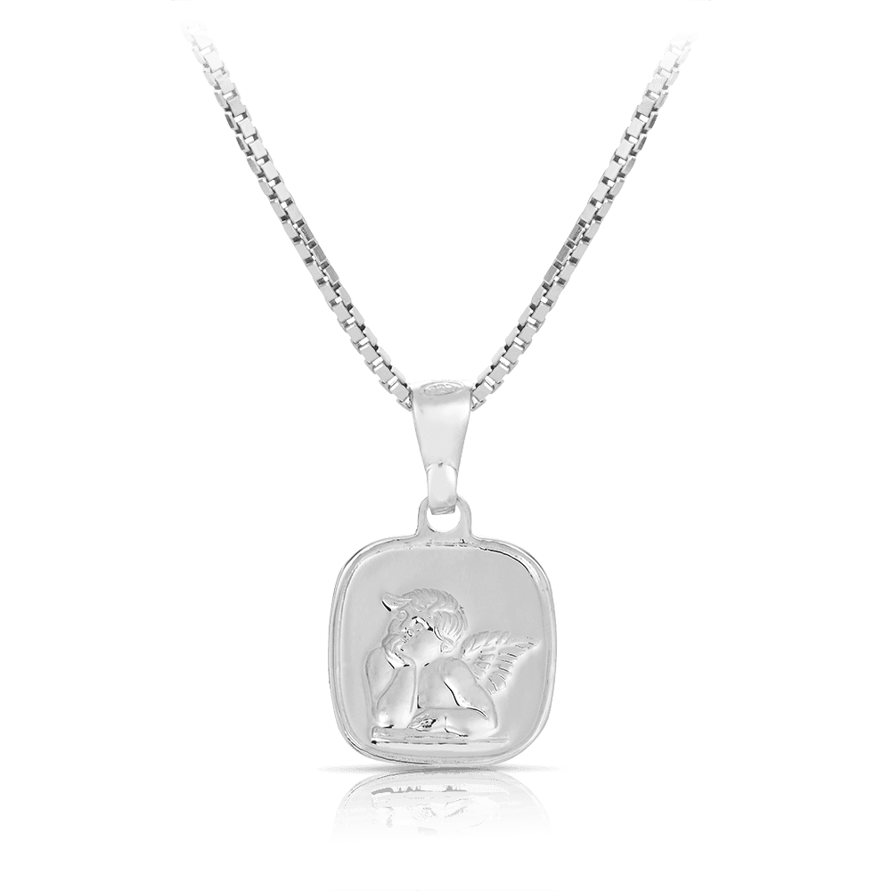 Guardian Angel Necklace in Sterling Silver - Wallace Bishop
