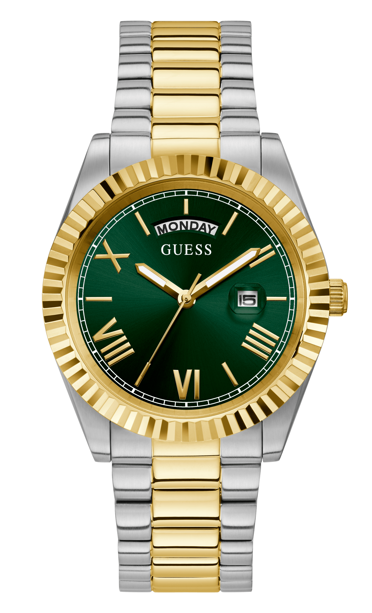 Guess Men's 42mm Two-Tone Quartz Watch GW0265G8 - Wallace Bishop