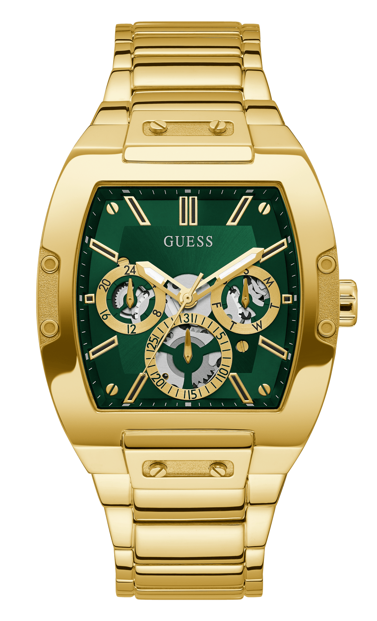 Guess Men's 43mm Gold PVD Quartz Watch GW0456G3 - Wallace Bishop
