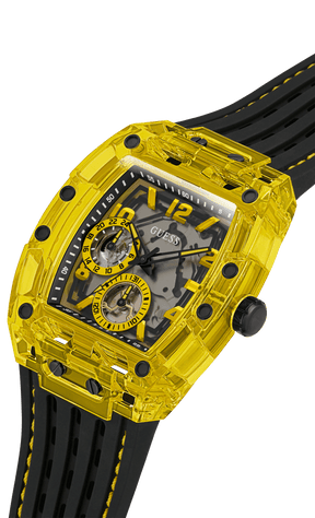 Guess Men's 44mm Gold PVD Quartz Watch GW0499G2 - Wallace Bishop