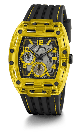 Guess Men's 44mm Gold PVD Quartz Watch GW0499G2 - Wallace Bishop