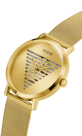 Guess Men's 44mm Gold PVD Quartz Watch GW0502G1 - Wallace Bishop
