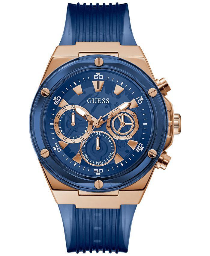 Guess Men's 46mm Rose Gold PVD Quartz Watch GW0425G3 - Wallace Bishop