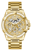 Guess Men's 48mm Gold PVD Quartz Watch GW0497G2 - Wallace Bishop