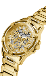 Guess Men's 48mm Gold PVD Quartz Watch GW0497G2 - Wallace Bishop
