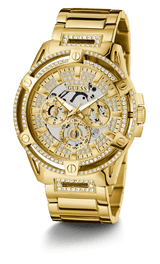Guess Men's 48mm Gold PVD Quartz Watch GW0497G2 - Wallace Bishop