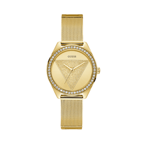 Guess Tri-Glitz Women's Gold PVD Plated Quartz Watch W1142L2 - Wallace Bishop