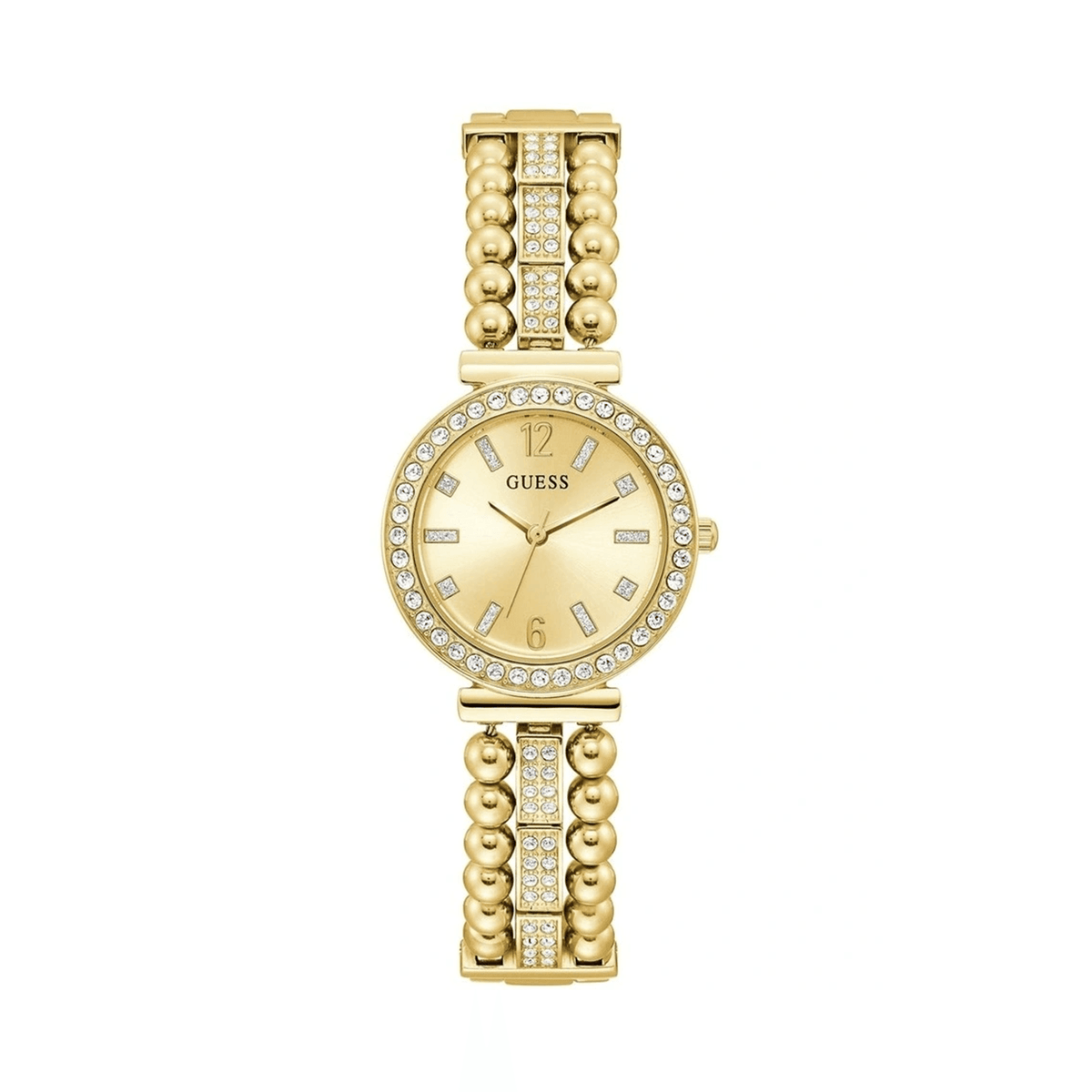 Guess Women's 30mm Gold PVD Quartz Watch GW0401L2 - Wallace Bishop