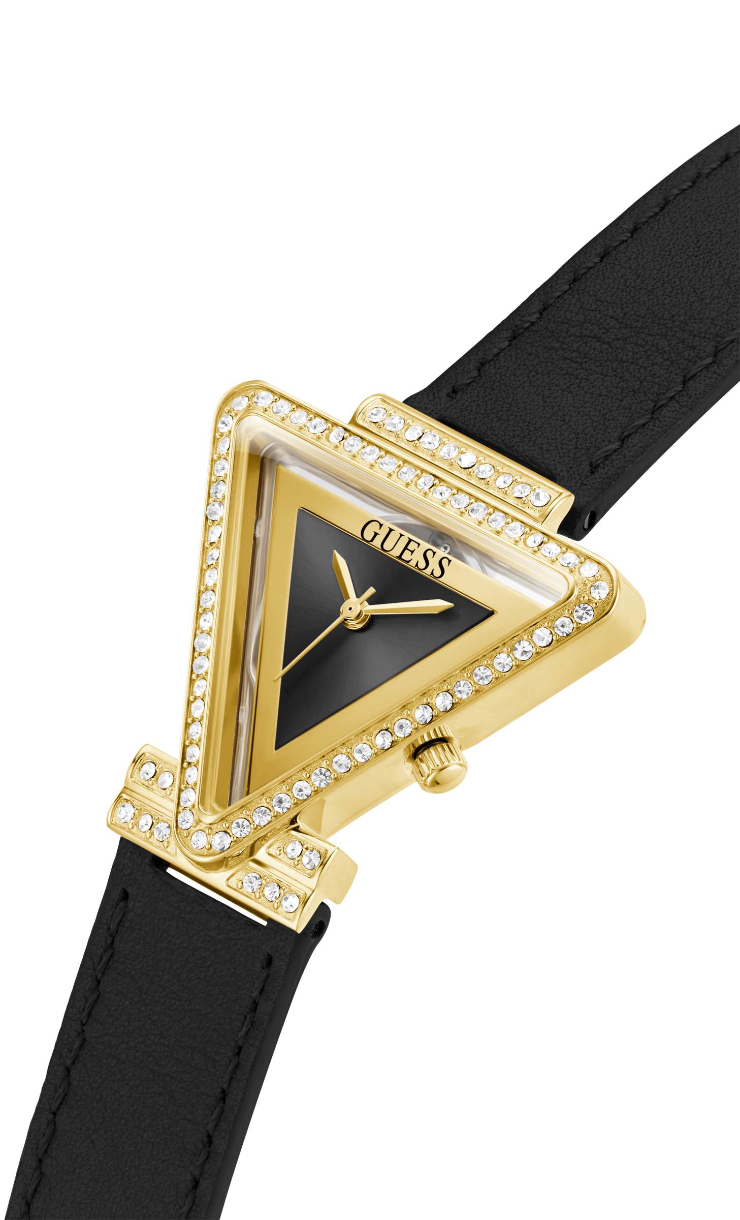 Guess Women's 34mm Gold PVD Quartz Watch GW0504L5 - Wallace Bishop