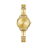 Guess Women's Gold PVD Quartz Fashion Watch Champagne Dial - Wallace Bishop