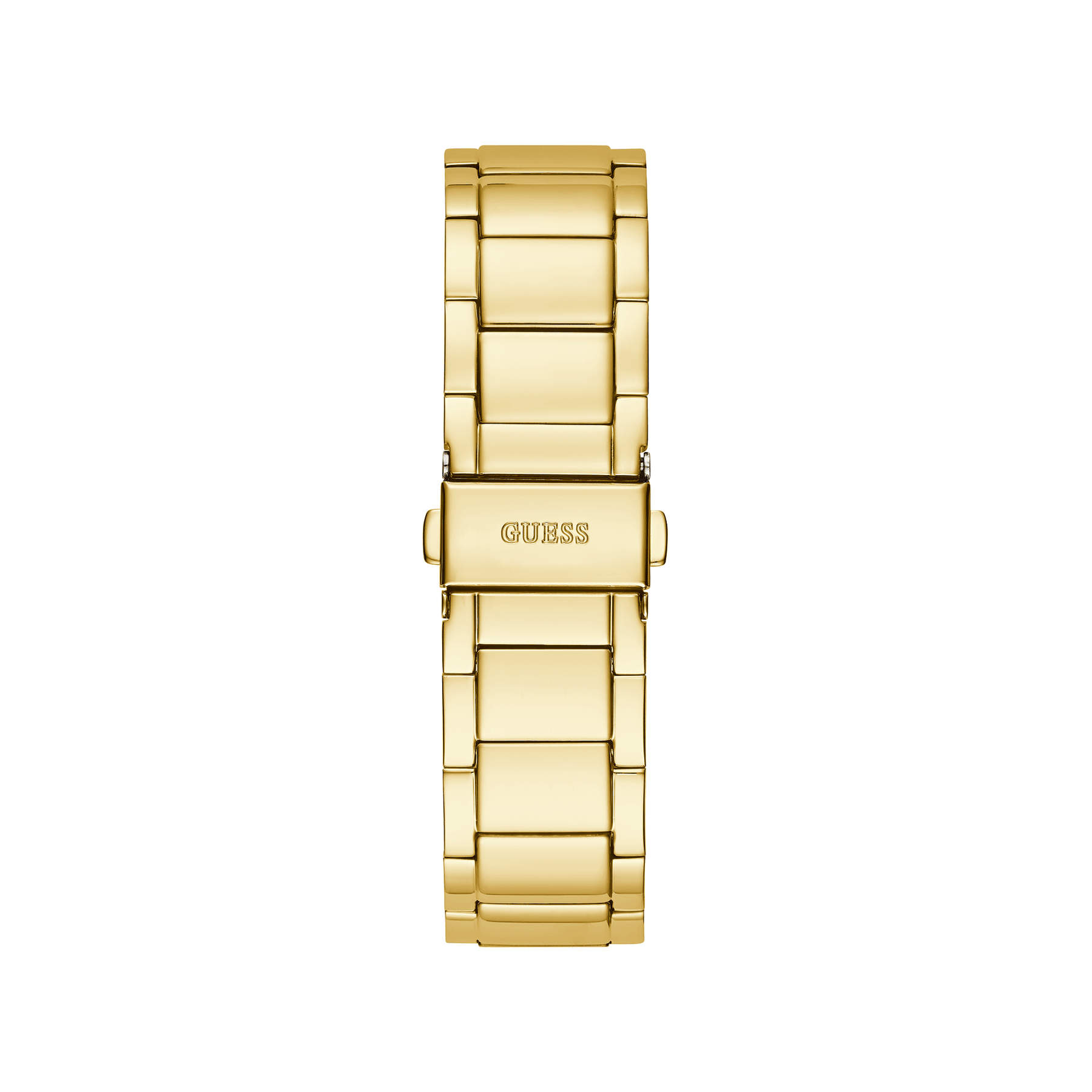 Guess Womens 39mm Gold PVD Quartz Watch GW0302L2 - Wallace Bishop