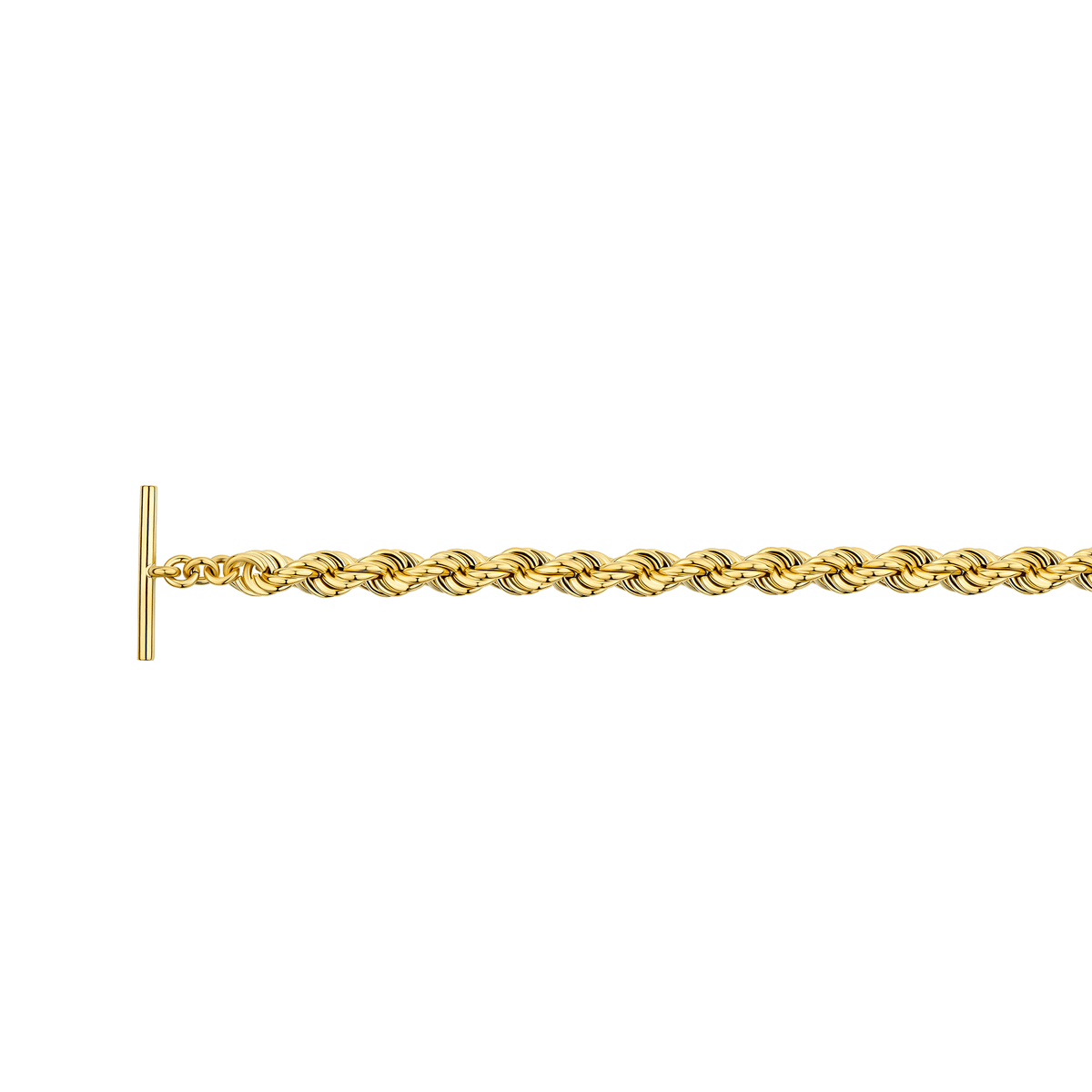 Handmade Anniversary Rope Bracelet in 18ct Yellow Gold - Wallace Bishop