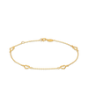 Heart Belcher Bracelet in 9ct Yellow Gold - Wallace Bishop